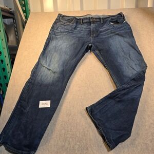 Foundry Big & Tall Supply Co Flex Denim Jeans Mens 50x32 Dark Wash Straight Leg